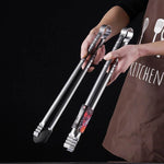 Pinça de Aço Inox Extra Longa 45cm para Churrasco - Haustter - Haustter