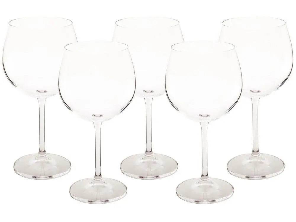 Jogo de Taças Bungund 6 Peças 570ml - Cristal Ecológico Bohemia Gastro | Haustter - Haustter