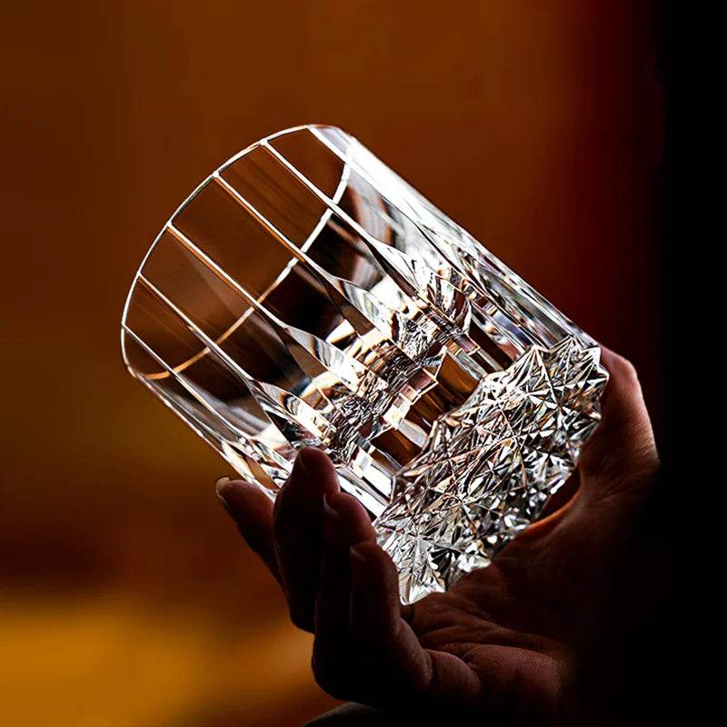 Copo de Whisky Luxuoso com Efeito Kaleidoscópio - Haustter - Haustter