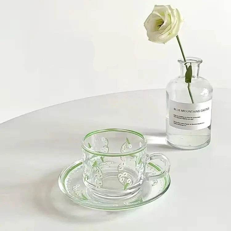 Conjunto de Xícara e Pires de Café Coreano - Haustter - Haustter