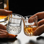 6 Copos Diamante para Bebidas Destiladas, Conjunto - Haustter - Haustter