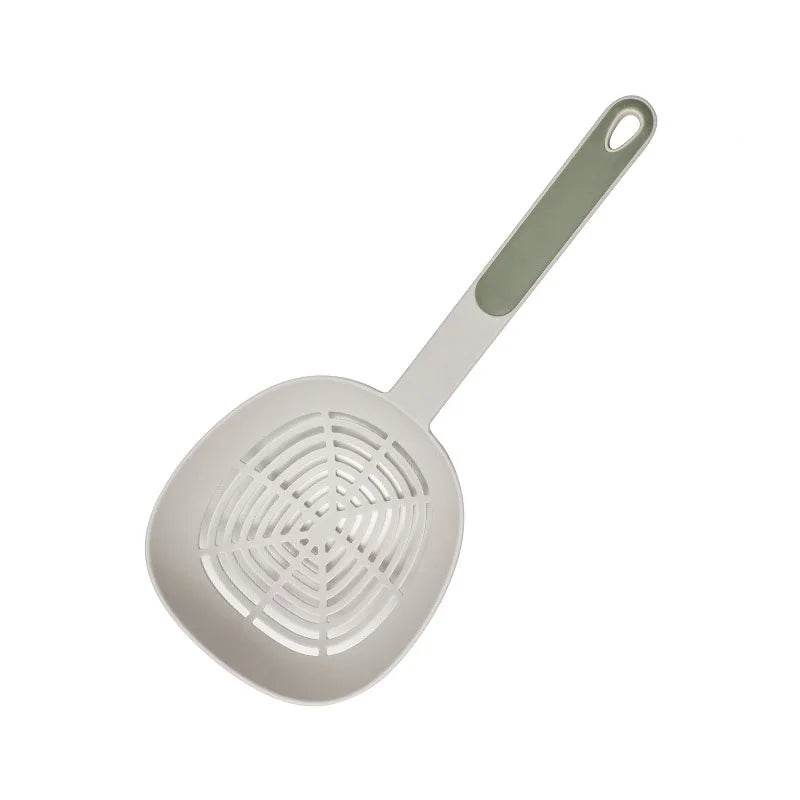 Escorredor de Cozinha Japonês Grande, Colher Resistente ao Calor com Cabo Longo para Macarrão, Bolinhos e Legumes - Haustter - Haustter