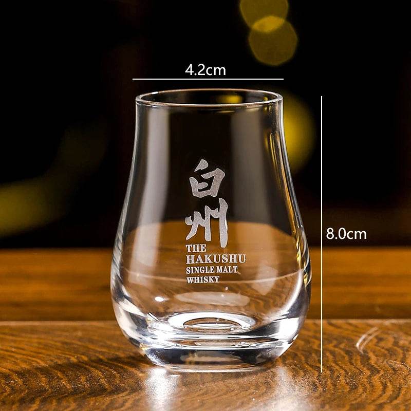 Copos de Whisky Ovalados com Bandeja de Madeira - Haustter - Haustter