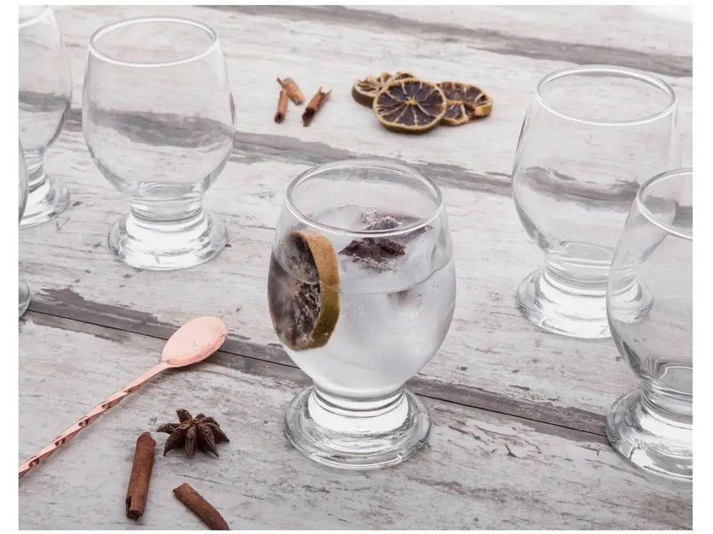 Jogo de Taças Paulista 6 Peças 250ml - Elegância Translúcida | Haustter - Haustter