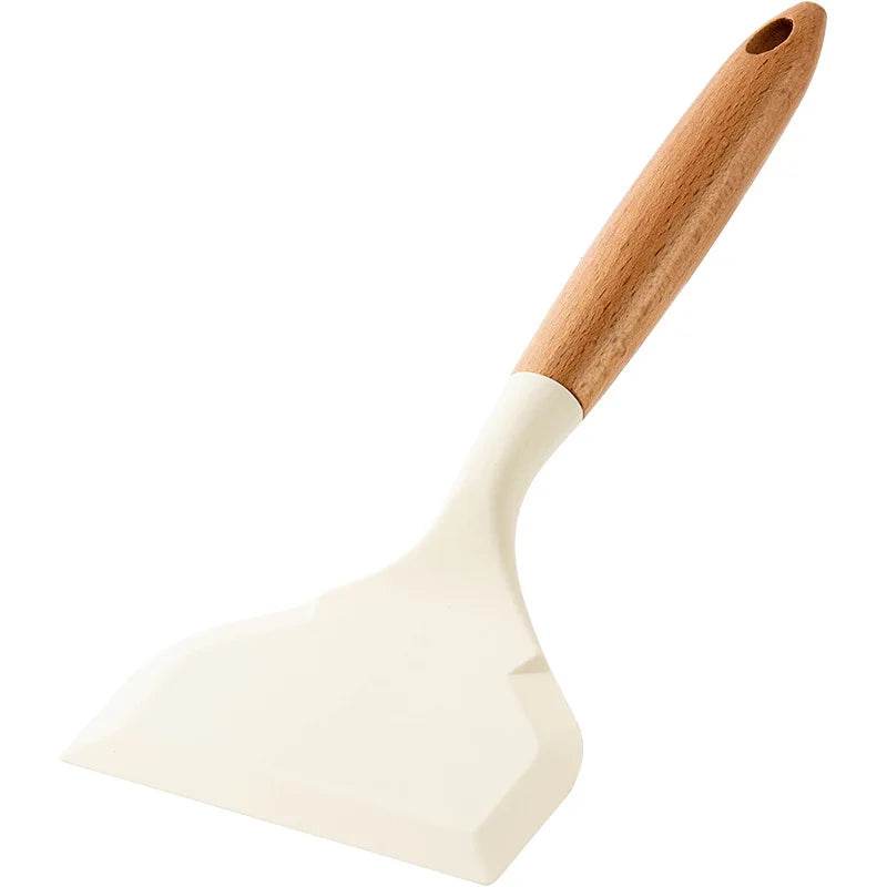 Espátula de Silicone com Cabo de Madeira - Haustter - Haustter
