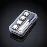 Cubos de Gelo de Aço Inoxidável Dourado e Prateado para Drinks sem Diluição | Haustter