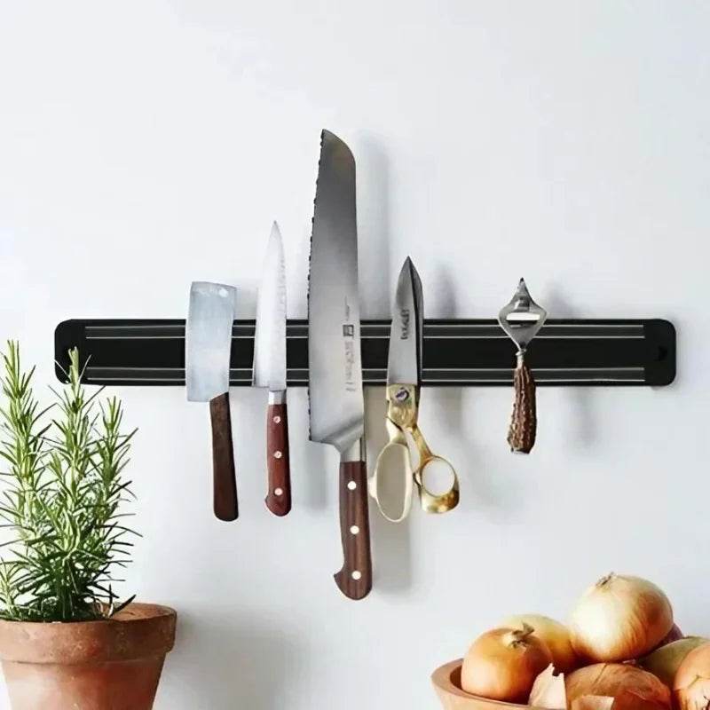 Barra Magnética de 33cm para Facas de Cozinha, Churrasco e Ferramentas - Haustter - Haustter