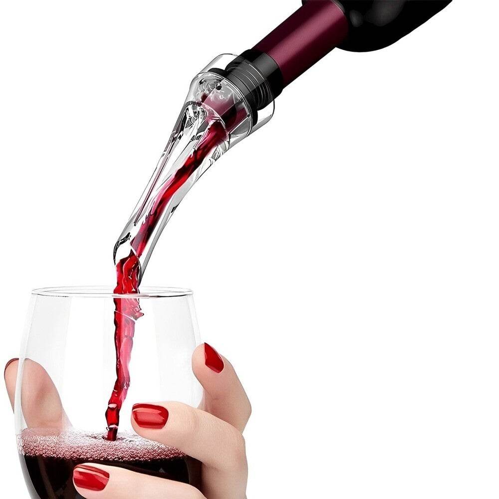 Bico Aereador com Corta-Gota, Ferramenta de Servir e Aeração Rápida para Vinho e Whisky, Filtro Portátil - Haustter - Haustter