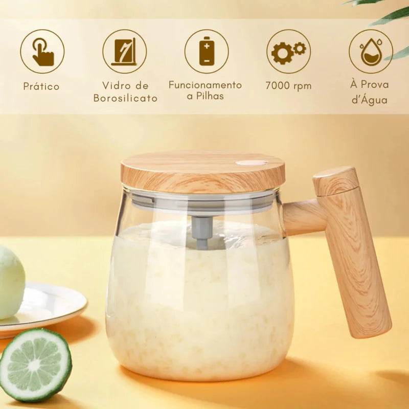 Caneca Mixer 400ml para Achocolatado e Whey Protein - Haustter - Haustter