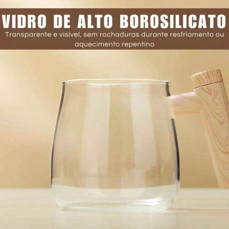 Caneca Mixer 400ml para Achocolatado e Whey Protein - Haustter - Haustter