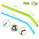 Canudos de Silicone Reutilizáveis Walfos - Haustter - Haustter