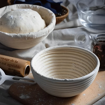 Cesta de Fermentação em Rattan Natural Walfos para Pães - Haustter