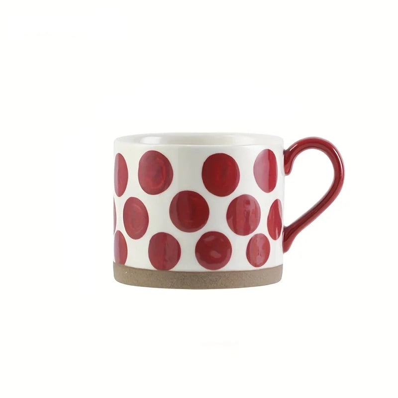 Caneca Cerâmica Bolinhas 300ml