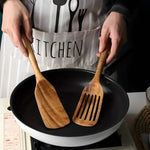 2 Espátulas Japonesas de Madeira, Conjunto - Haustter - Haustter