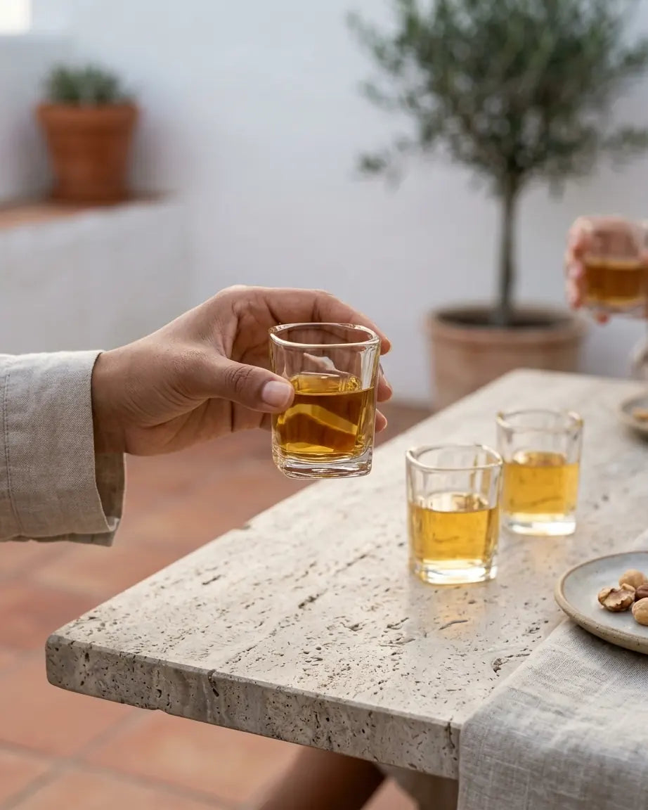 6 Copos de Whisky e Tequila Quadrados - Vidro Grosso Premium