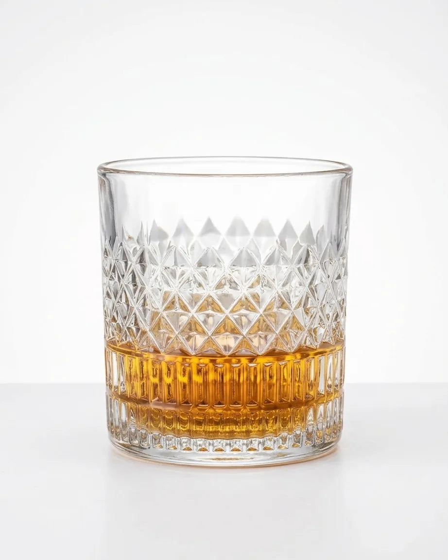 1/4 Copos Prismados para Whisky, Conjunto