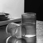 1/3/6 Copos de Vidro Japonês Listrado - Haustter - Haustter