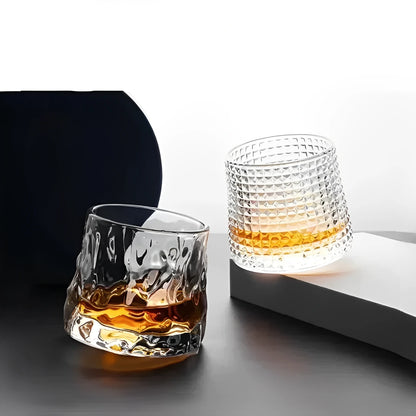 Copos de Whisky Giratórios Linhas Verticais, Conjunto - Haustter