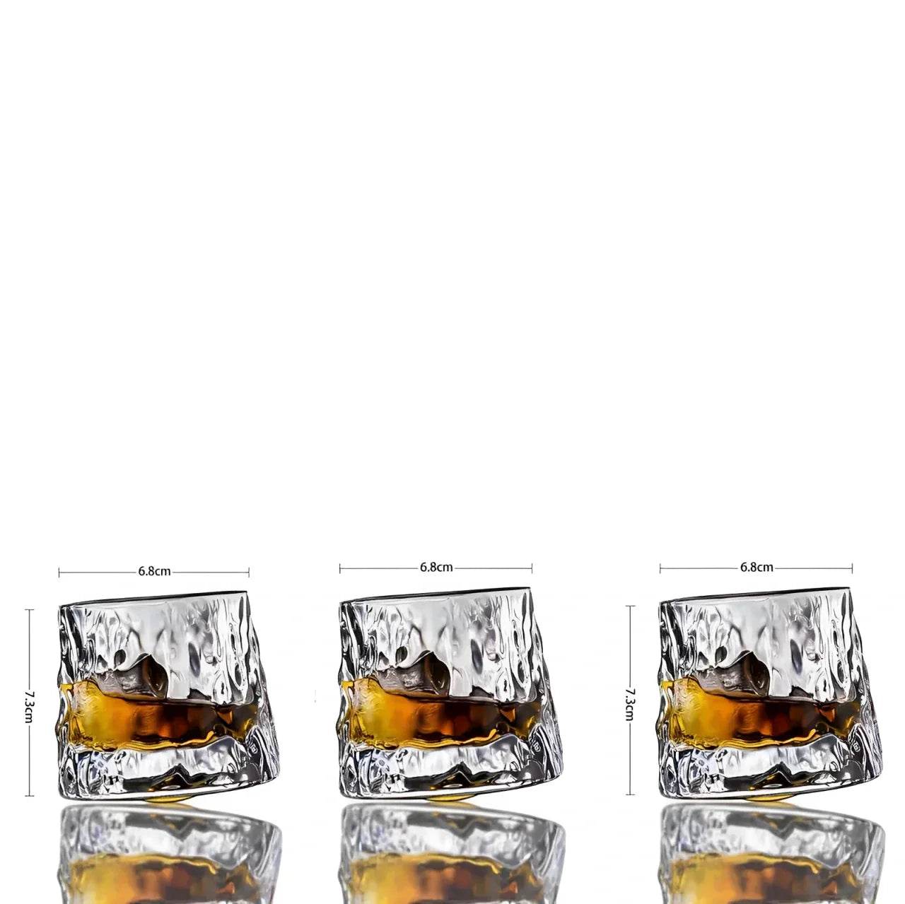 Copos de Whisky Giratórios Orgânicos, Conjunto - Haustter - Haustter