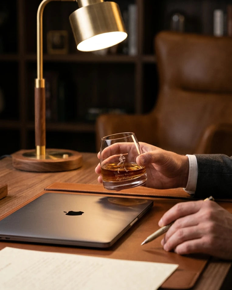 Copos Macallan e Walker para Whisky