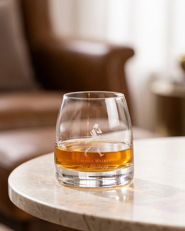 Copos Macallan e Walker para Whisky
