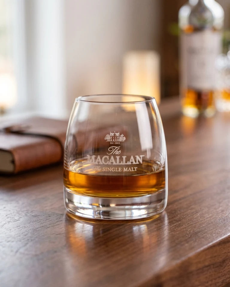 Copos Macallan e Walker para Whisky