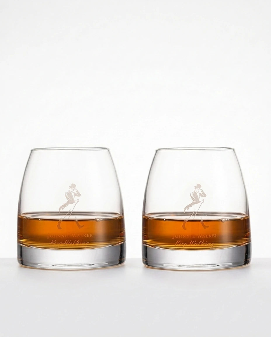 Copos Macallan e Walker para Whisky