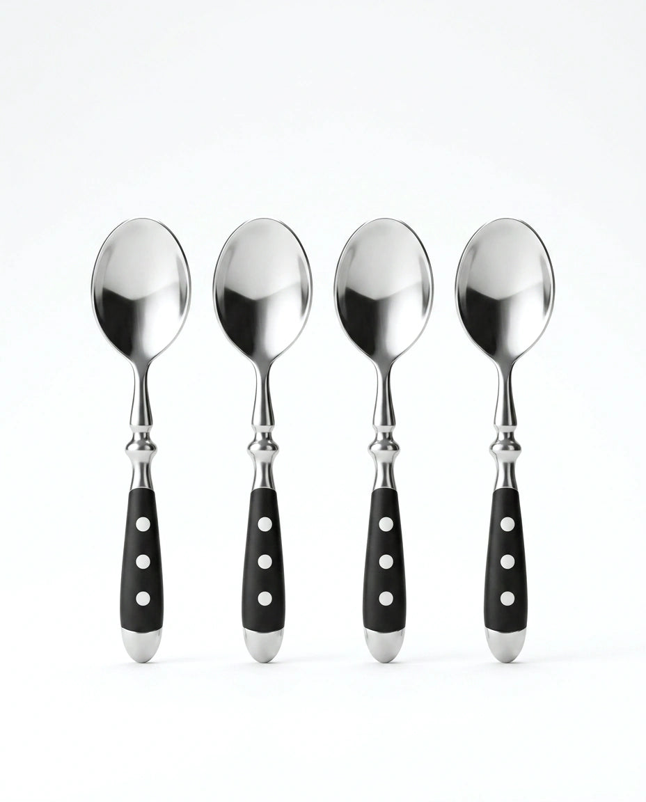 Conjunto de Talheres de Aço Inox Polido Estilo Clássico | Haustter