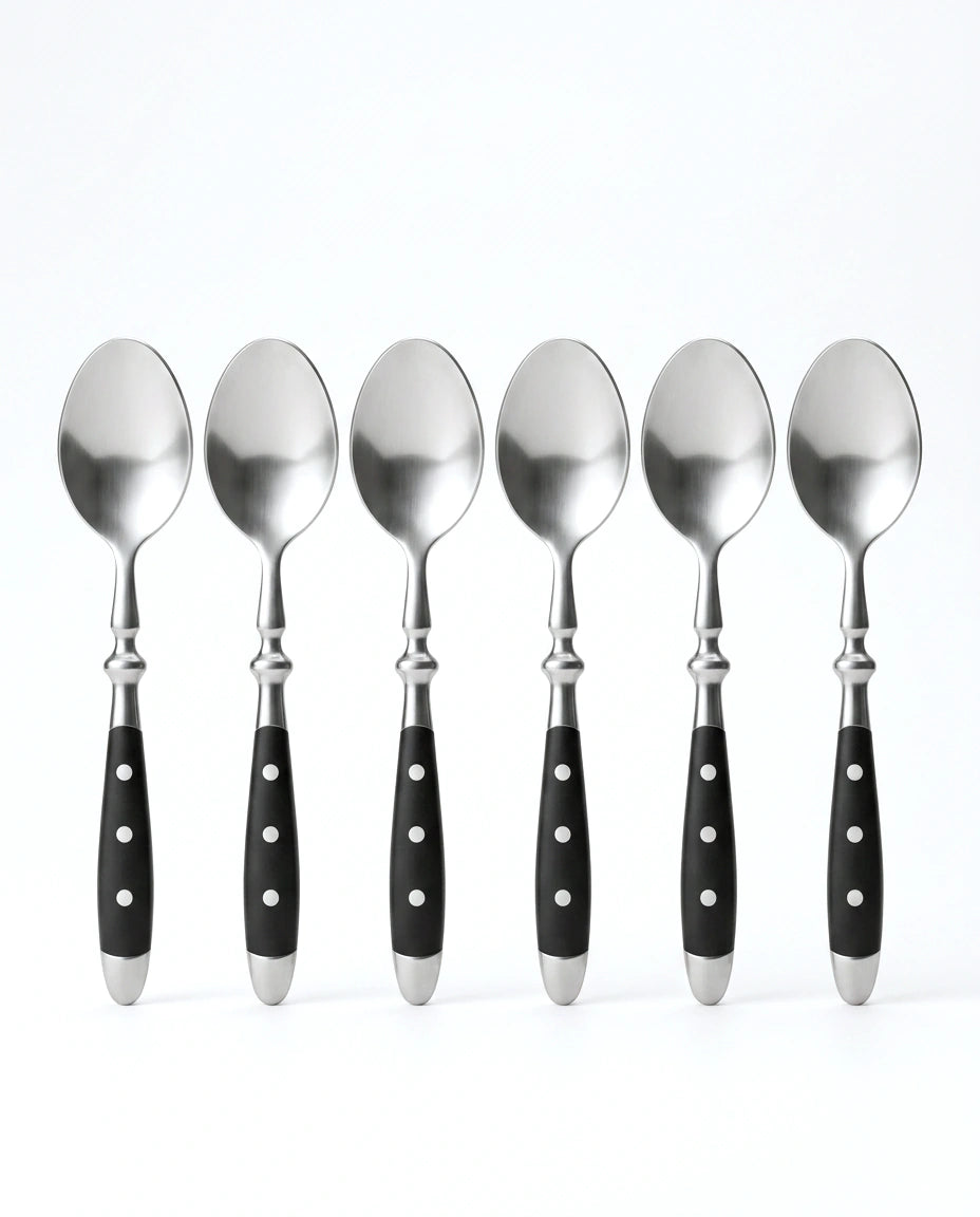 Conjunto de Talheres de Aço Inox Polido Estilo Clássico | Haustter