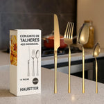 Talheres Harmonia Inox - Coleção de 16 Peças em Aço Inoxidável | Haustter