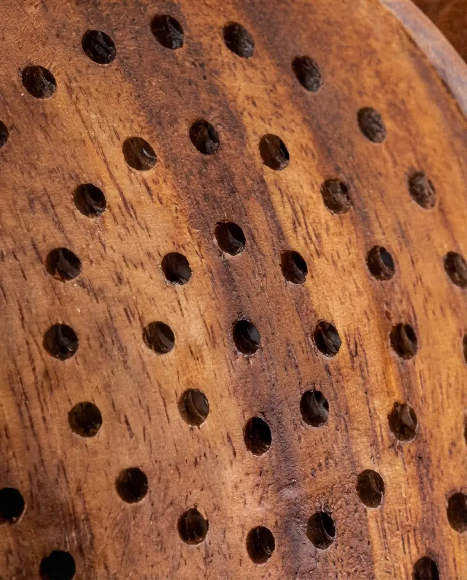 Conjunto de Utensílios de Cozinha de Madeira com Balde