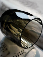 Copo Japonês de Cristal Lapidado com Corte Diamante | Haustter