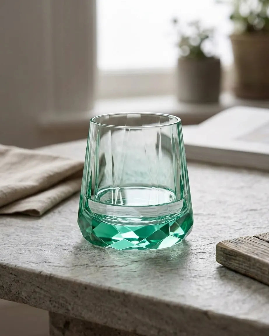 Copo de Cristal Lapidado para Whisky Zeus