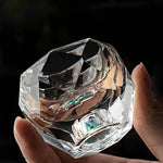 Copo Crystal Nobre 50ml – Talhado como Diamante e Fragmentos Dourados | Haustter - Haustter