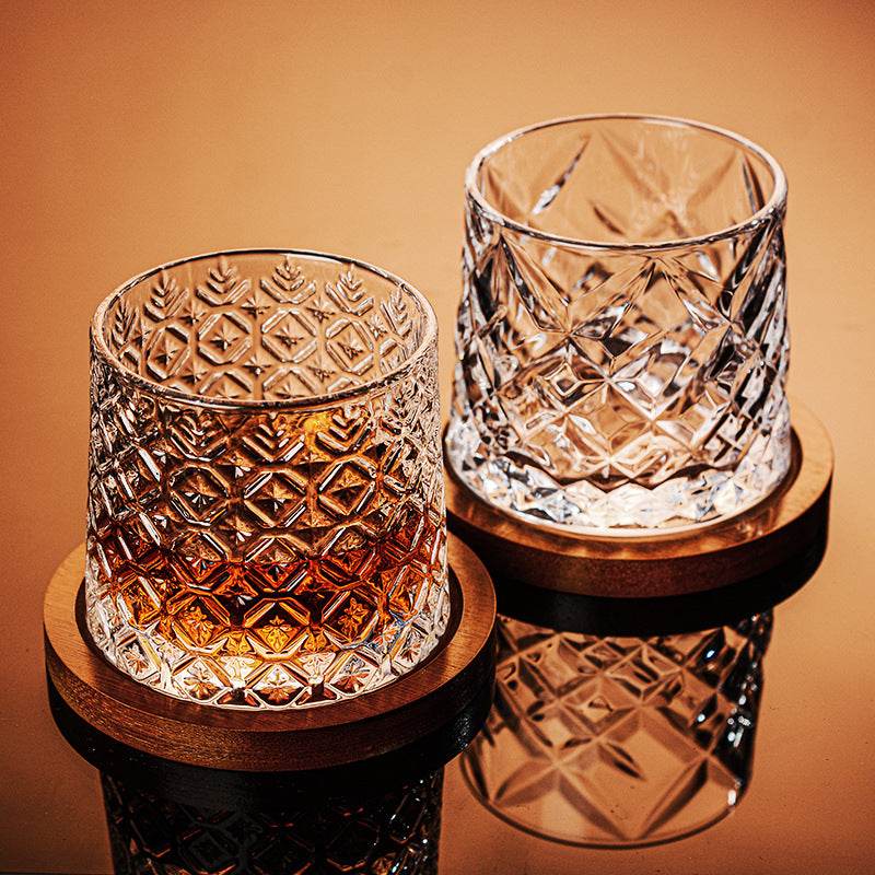 Copo de Whisky Rotativo com Base - Haustter - Haustter