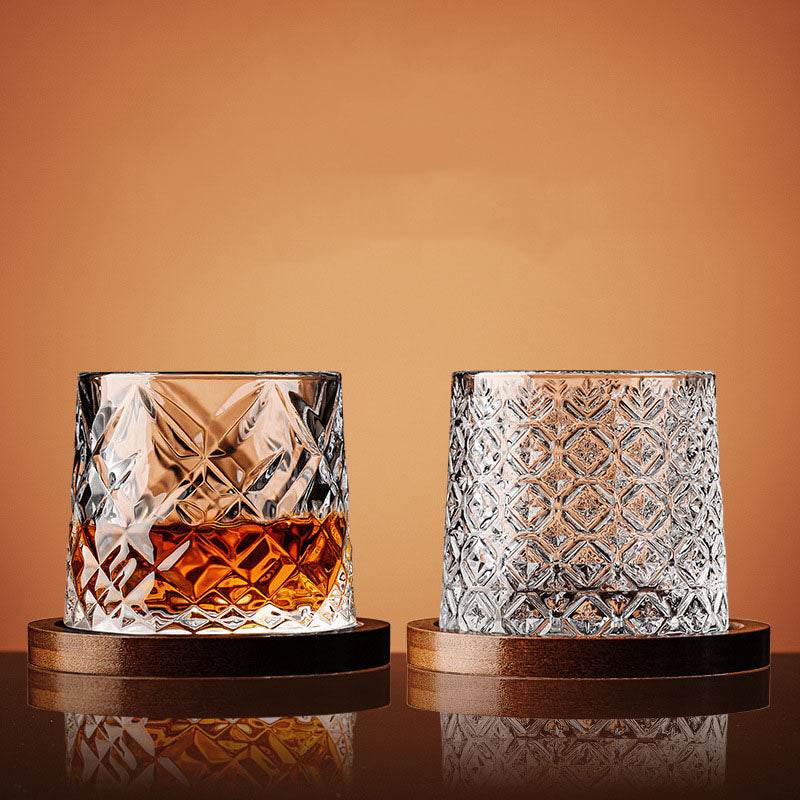 Copo de Whisky Rotativo com Base - Haustter - Haustter