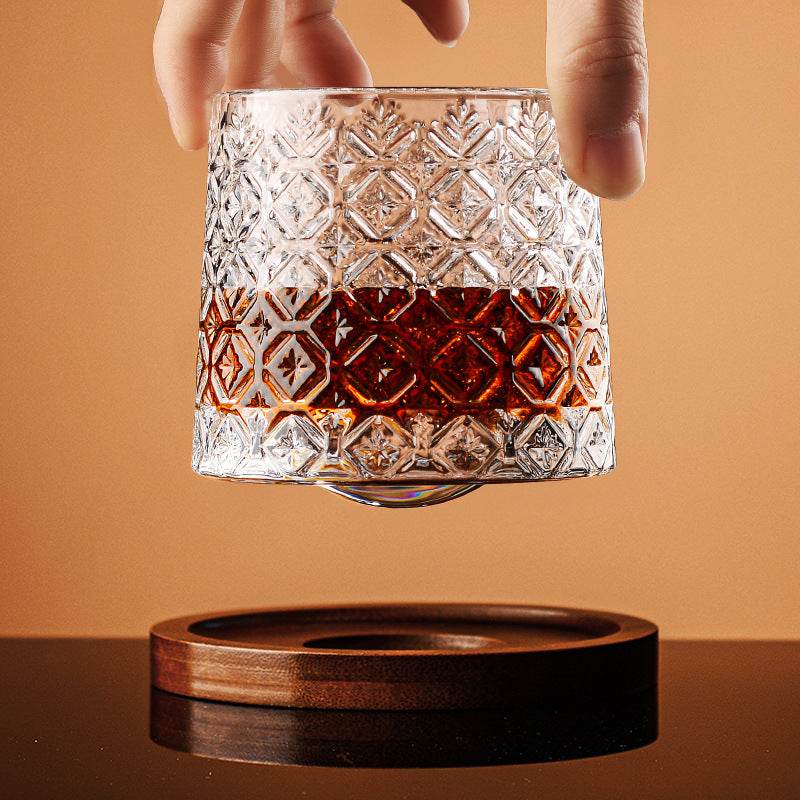 Copo de Whisky Rotativo com Base - Haustter - Haustter