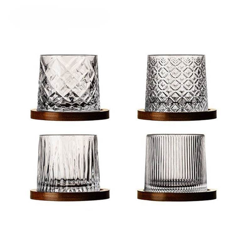 Copo de Whisky Rotativo com Base - Haustter - Haustter
