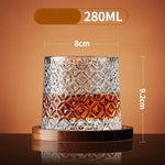 Copo de Whisky Rotativo com Base - Haustter - Haustter