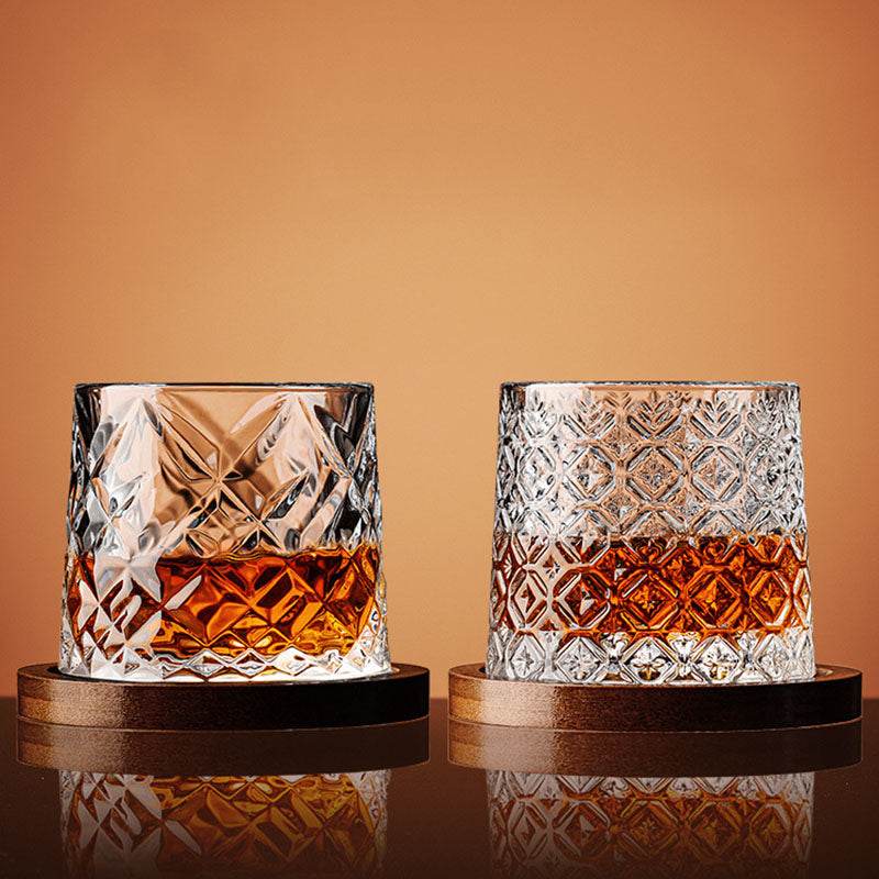 Copo de Whisky Rotativo com Base - Haustter - Haustter