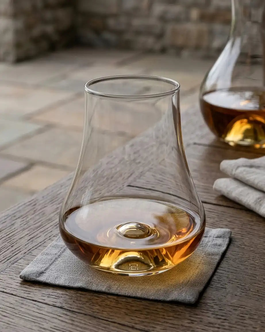 Copo Nosing de Vidro com Fundo Côncavo para Whisky e Destilados
