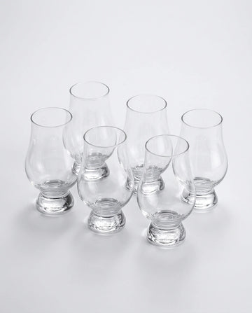 Conjunto de 6 Copos Tulipa de Vidro para Whisky 200ml