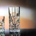 Copo de Vidro com Design Geométrico para Whisky ou Água - Haustter - Haustter