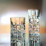 Copo de Vidro com Design Geométrico para Whisky ou Água - Haustter - Haustter