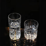 Copo de Vidro com Design Geométrico para Whisky ou Água - Haustter - Haustter