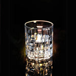 Copo de Vidro com Design Geométrico para Whisky ou Água - Haustter - Haustter