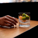 Copo de Whiskey com Entalhe Artesanal de Alto Brilho e Fundo Espesso - Haustter - Haustter