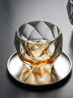 Copo Geométrico Moderno 300ml - Facetado e Robusto | Haustter