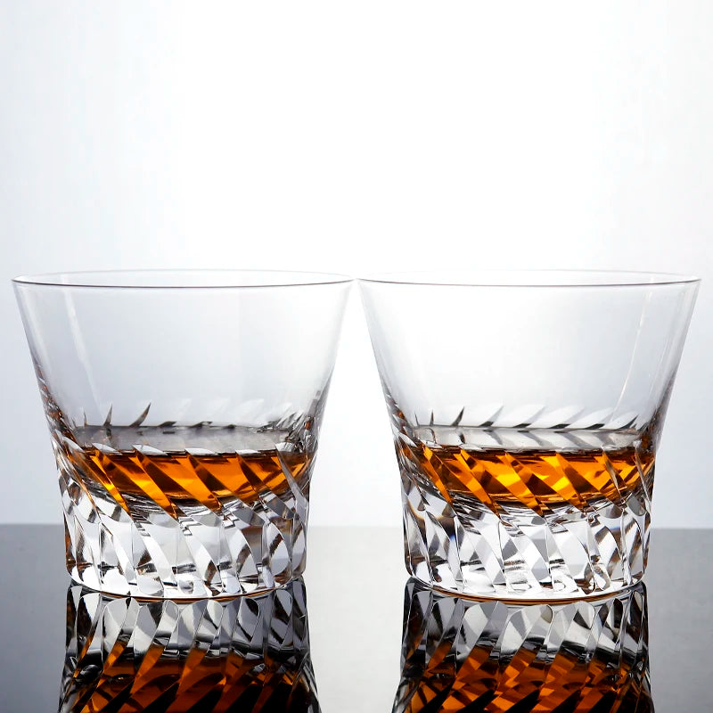 Copo de whisky Edo Kiriko em cristal sem chumbo 200ml