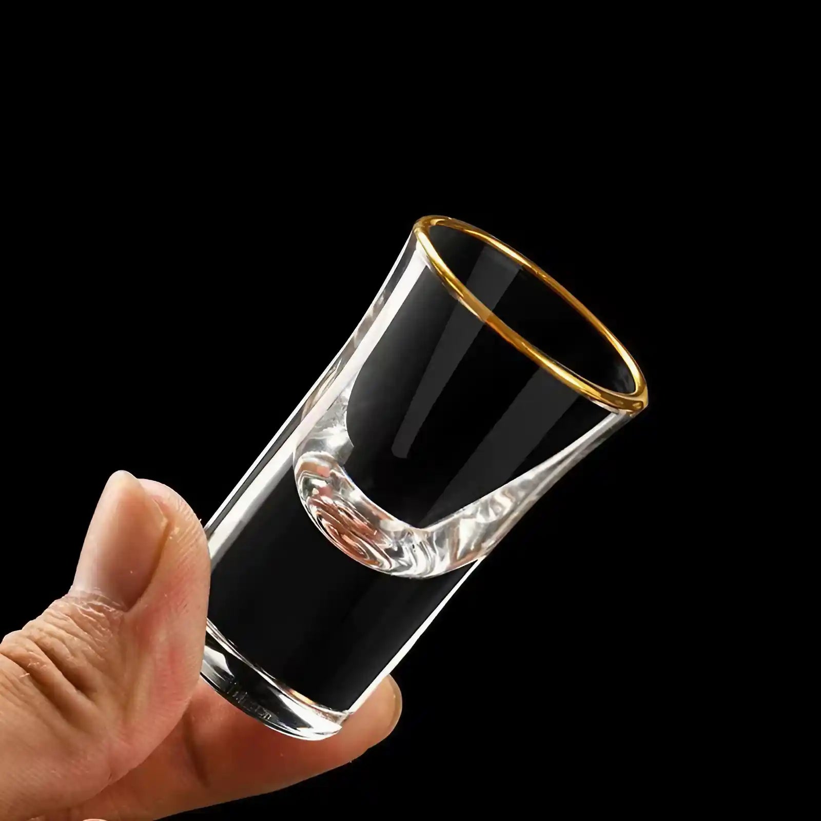 Copos para Bebidas Espirituosas com Borda Dourada | Haustter